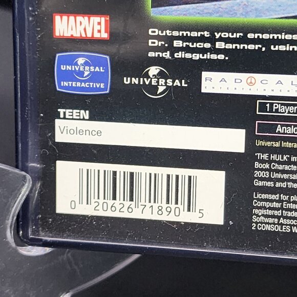 Hulk - PS2 PlayStation 2 2003 - Complete with Manual - Picture 3 of 7